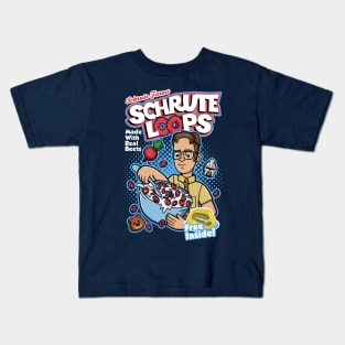 Schrute Loops Dwight Schrute Cereal Kids T-Shirt